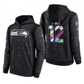 12th Fan Seahawks 2021 NFL Crucial Catch Therma Pullover Hoodie