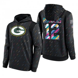 Aaron Rodgers Packers 2021 NFL Crucial Catch Therma Pullover Hoodie