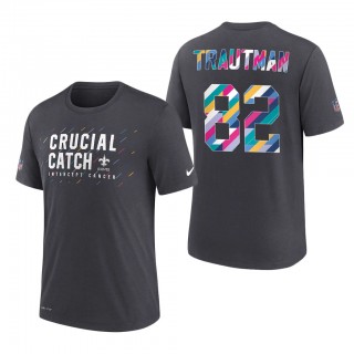 Adam Trautman Saints 2021 NFL Crucial Catch Performance T-Shirt