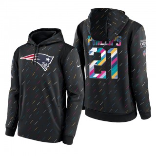 Adrian Phillips Patriots 2021 NFL Crucial Catch Therma Pullover Hoodie