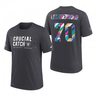 Alex Leatherwood Raiders 2021 NFL Crucial Catch Performance T-Shirt