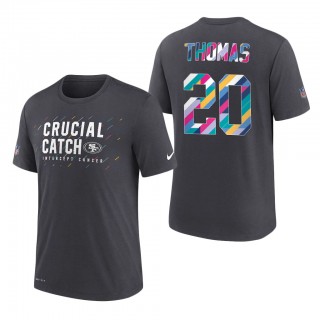 Ambry Thomas 49ers 2021 NFL Crucial Catch Performance T-Shirt