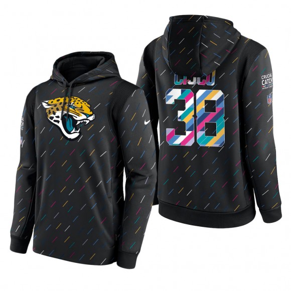 Andre Cisco Jaguars 2021 NFL Crucial Catch Therma Pullover Hoodie
