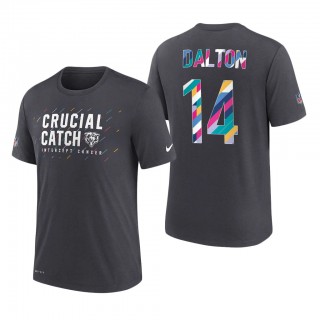Andy Dalton Bears 2021 NFL Crucial Catch Performance T-Shirt
