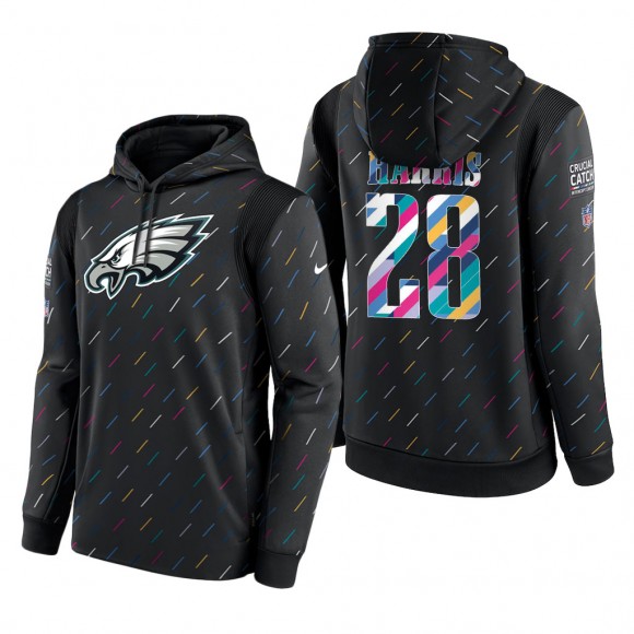 Anthony Harris Eagles 2021 NFL Crucial Catch Therma Pullover Hoodie