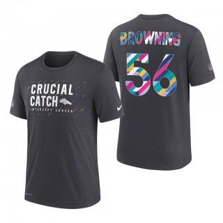 Baron Browning Broncos 2021 NFL Crucial Catch Performance T-Shirt