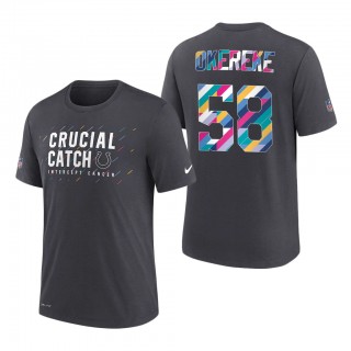 Bobby Okereke Colts 2021 NFL Crucial Catch Performance T-Shirt