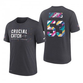 Brian Burns Panthers 2021 NFL Crucial Catch Performance T-Shirt