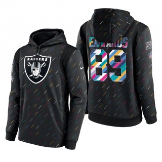Bryan Edwards Raiders 2021 NFL Crucial Catch Therma Pullover Hoodie