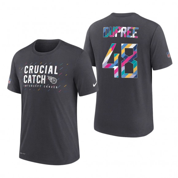 Bud Dupree Titans 2021 NFL Crucial Catch Performance T-Shirt