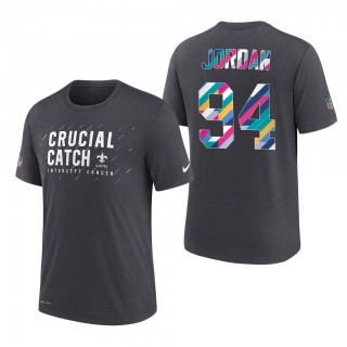Cameron Jordan Saints 2021 NFL Crucial Catch Performance T-Shirt