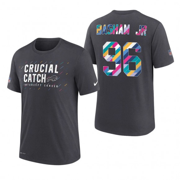 Carlos Basham Jr. Bills 2021 NFL Crucial Catch Performance T-Shirt