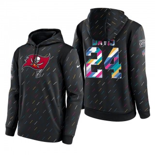 Carlton Davis Buccaneers 2021 NFL Crucial Catch Therma Pullover Hoodie