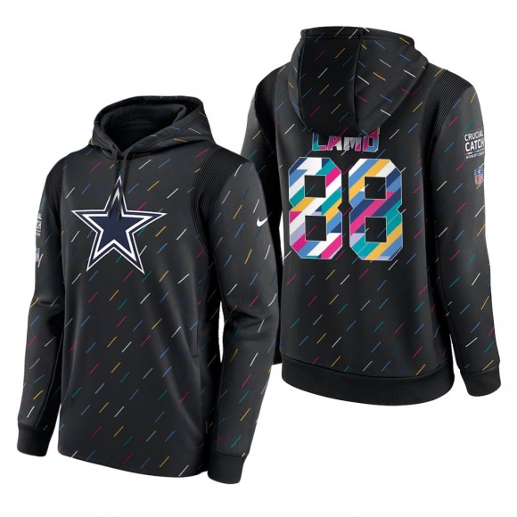 CeeDee Lamb Cowboys 2021 NFL Crucial Catch Therma Pullover Hoodie