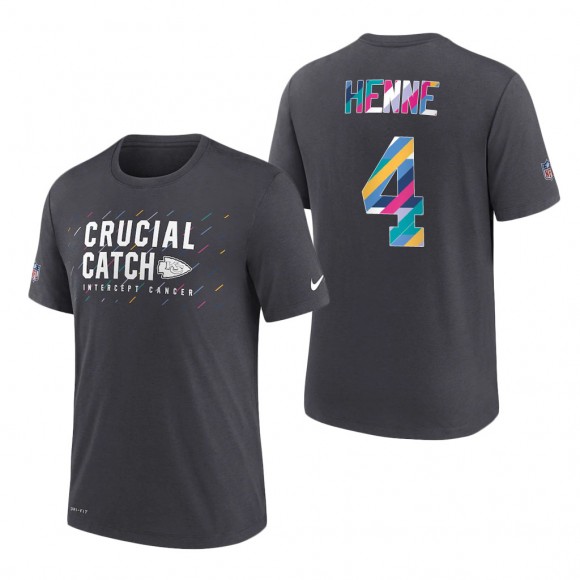 Chad Henne Chiefs 2021 NFL Crucial Catch Performance T-Shirt