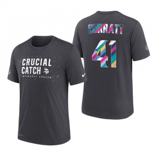 Chazz Surratt Vikings 2021 NFL Crucial Catch Performance T-Shirt