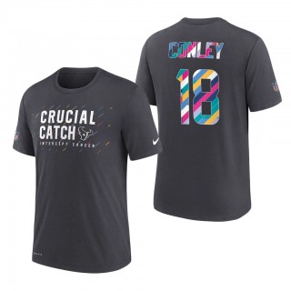 Chris Conley Texans 2021 NFL Crucial Catch Performance T-Shirt