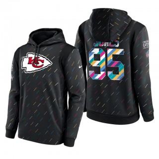 Chris Jones Chiefs 2021 NFL Crucial Catch Therma Pullover Hoodie