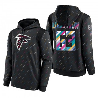 Chris Lindstrom Falcons 2021 NFL Crucial Catch Therma Pullover Hoodie