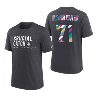 Christian Darrisaw Vikings 2021 NFL Crucial Catch Performance T-Shirt