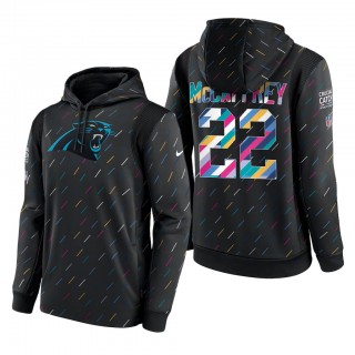 Christian McCaffrey Panthers 2021 NFL Crucial Catch Therma Pullover Hoodie