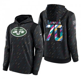 Chuma Edoga Jets 2021 NFL Crucial Catch Therma Pullover Hoodie