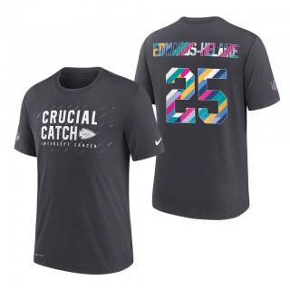 Clyde Edwards-Helaire Chiefs 2021 NFL Crucial Catch Performance T-Shirt