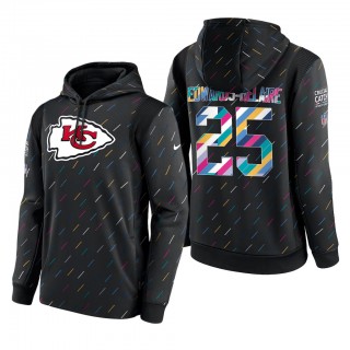 Clyde Edwards-Helaire Chiefs 2021 NFL Crucial Catch Therma Pullover Hoodie