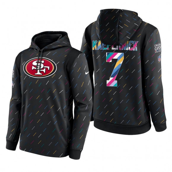 Colin Kaepernick 49ers 2021 NFL Crucial Catch Therma Pullover Hoodie
