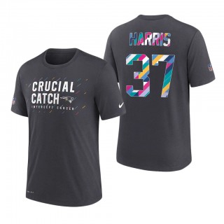 Damien Harris Patriots 2021 NFL Crucial Catch Performance T-Shirt