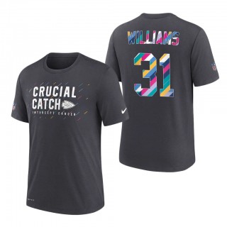 Darrel Williams Chiefs 2021 NFL Crucial Catch Performance T-Shirt
