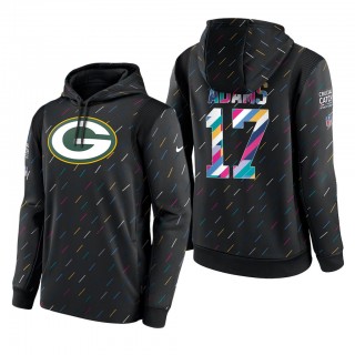 Davante Adams Packers 2021 NFL Crucial Catch Therma Pullover Hoodie