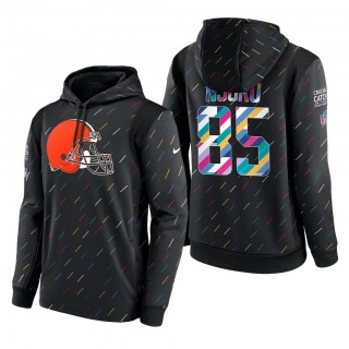 David Njoku Browns 2021 NFL Crucial Catch Therma Pullover Hoodie
