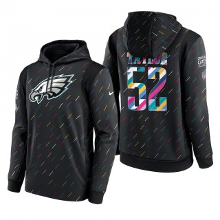 Davion Taylor Eagles 2021 NFL Crucial Catch Therma Pullover Hoodie