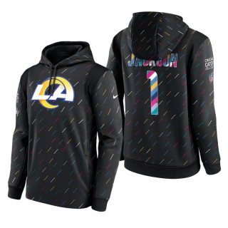 DeSean Jackson Rams 2021 NFL Crucial Catch Therma Pullover Hoodie