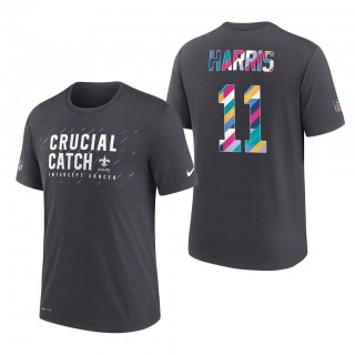 Deonte Harris Saints 2021 NFL Crucial Catch Performance T-Shirt