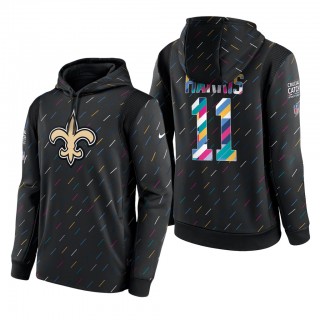 Deonte Harris Saints 2021 NFL Crucial Catch Therma Pullover Hoodie