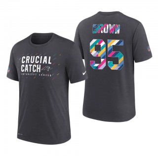 Derrick Brown Panthers 2021 NFL Crucial Catch Performance T-Shirt