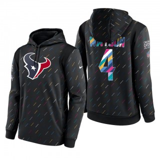 Deshaun Watson Texans 2021 NFL Crucial Catch Therma Pullover Hoodie