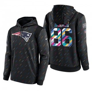 Devin Asiasi Patriots 2021 NFL Crucial Catch Therma Pullover Hoodie