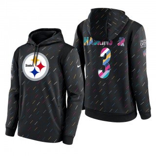 Dwayne Haskins Jr. Steelers 2021 NFL Crucial Catch Therma Pullover Hoodie