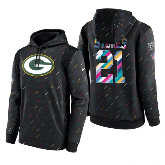 Eric Stokes Packers 2021 NFL Crucial Catch Therma Pullover Hoodie