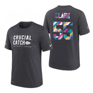 Frank Clark Chiefs 2021 NFL Crucial Catch Performance T-Shirt