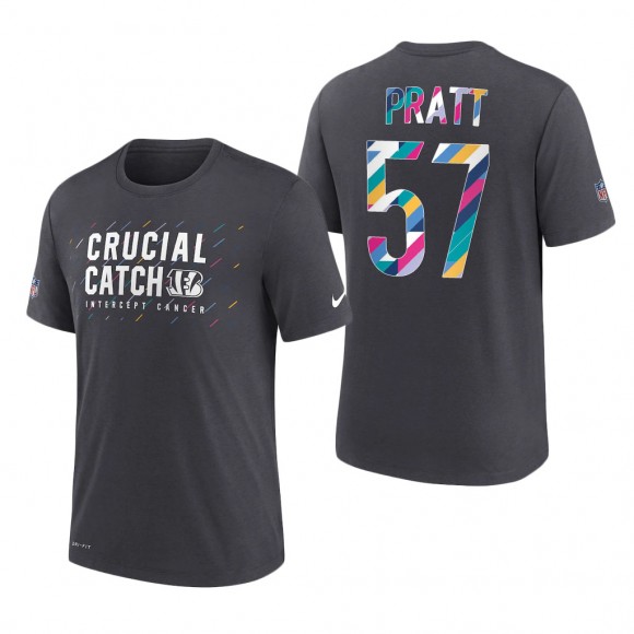 Germaine Pratt Bengals 2021 NFL Crucial Catch Performance T-Shirt