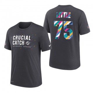 Greg Little Dolphins 2021 NFL Crucial Catch Performance T-Shirt