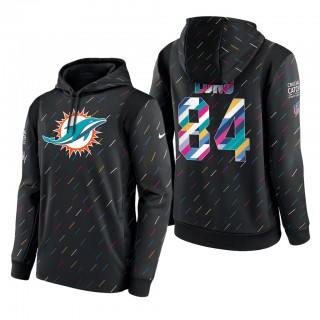 Hunter Long Dolphins 2021 NFL Crucial Catch Therma Pullover Hoodie