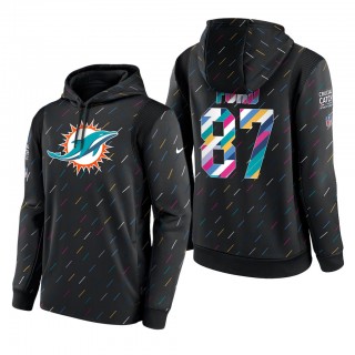 Isaiah Ford Dolphins 2021 NFL Crucial Catch Therma Pullover Hoodie