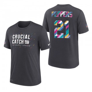 Jabrill Peppers Giants 2021 NFL Crucial Catch Performance T-Shirt