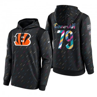 Jackson Carman Bengals 2021 NFL Crucial Catch Therma Pullover Hoodie