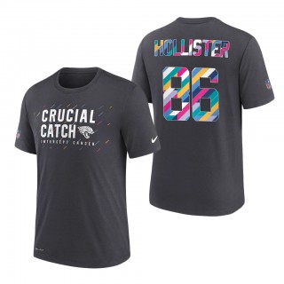 Jacob Hollister Jaguars 2021 NFL Crucial Catch Performance T-Shirt